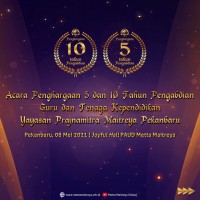 Acara Penghargaan Pengabdian 5 Tahun dan 10 Tahun GTK